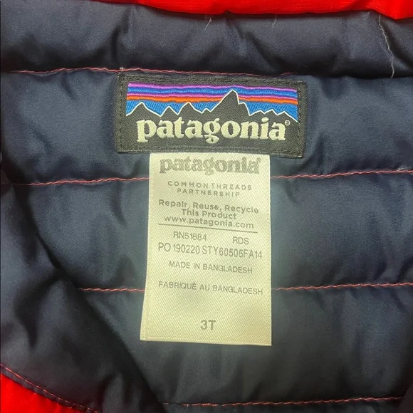 Patagonia Down Sweater Vest - Toddlers' 3T - Picture 3 of 3